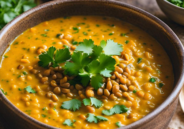 Dahl de lentilles corail