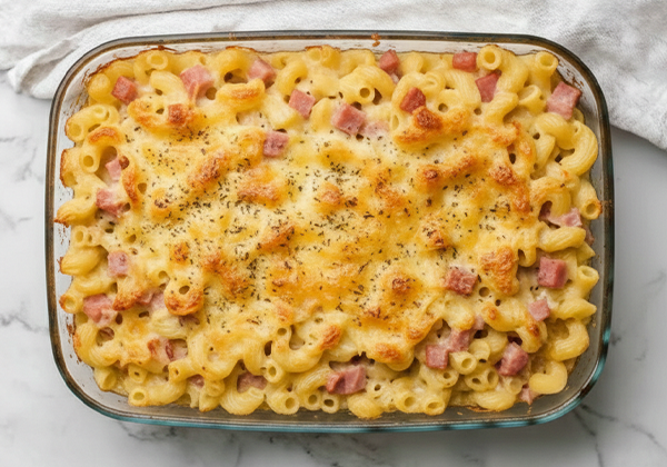 Gratin de coquilettes truffe