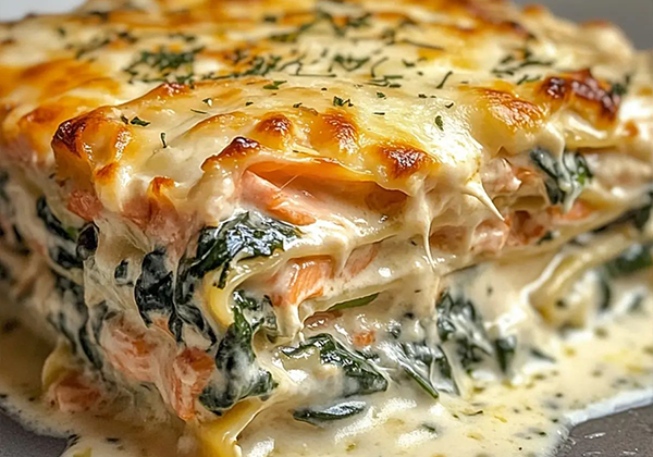 Lasagne de saumon