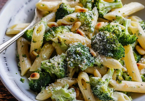 Penne brocolis chèvre