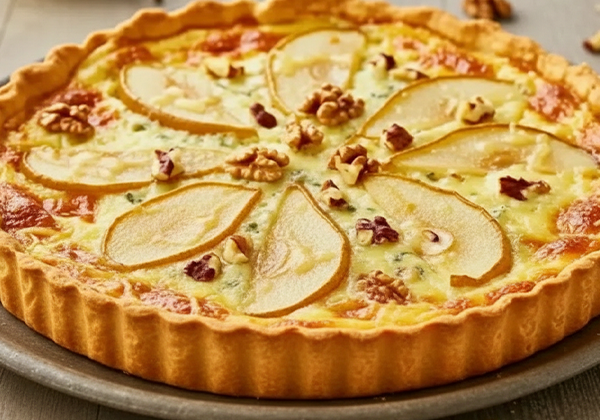 Quiche pommes et bleu