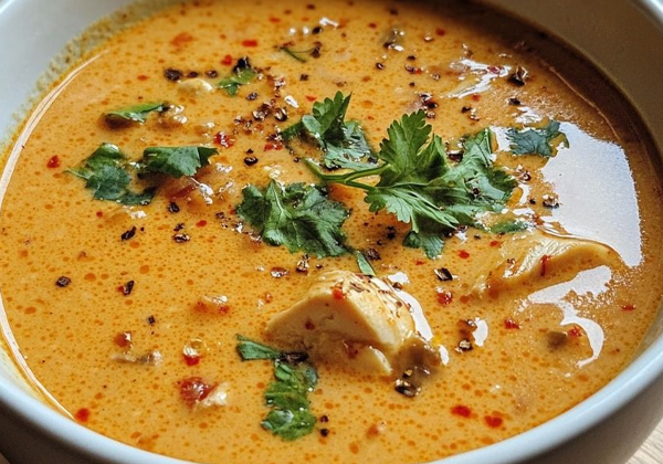 Soupe poulet thaï