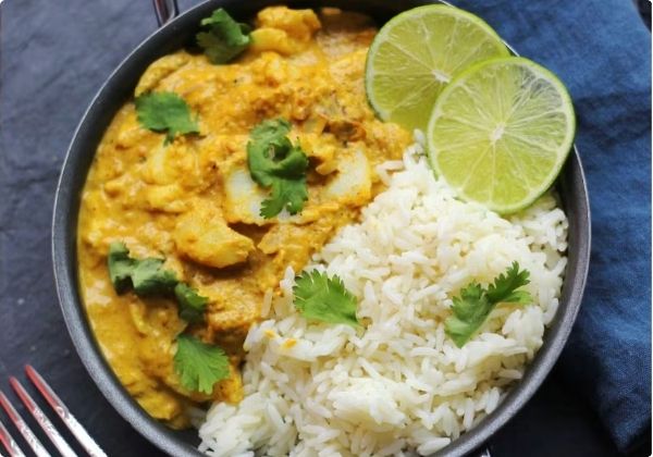 Curry vert de poisson