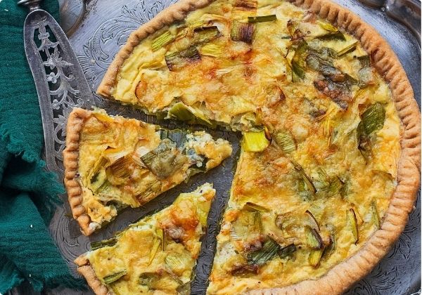 Quiche aux poireaux