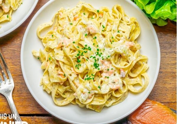 Tagliatelles de saumon