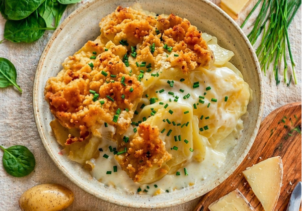 Crumble de pomme de terre